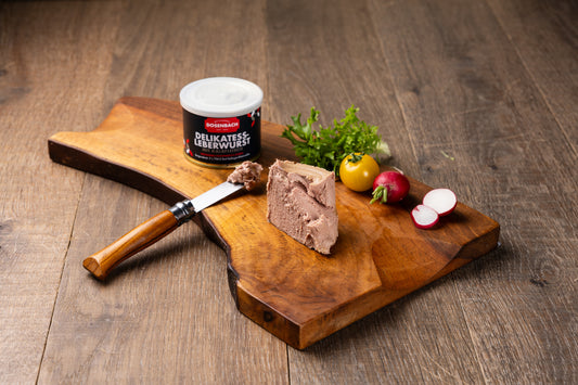 Delikatessleberwurst mit Kalbfleisch, 190g